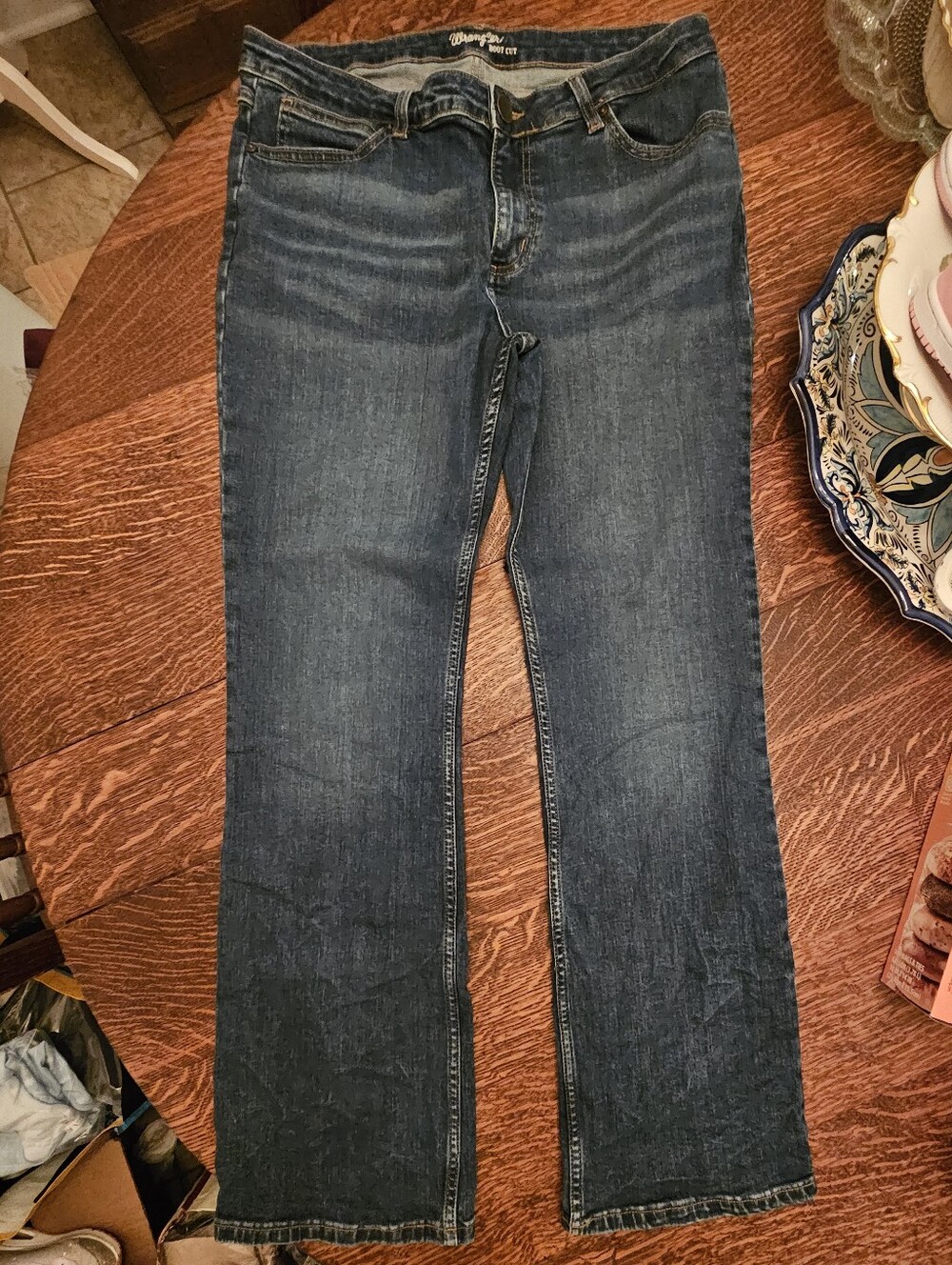 Wrangler Kora Women’s Bootcut Jeans Size 15/32 Medium Wash Stretch Denim